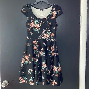 Floral homecoming dress